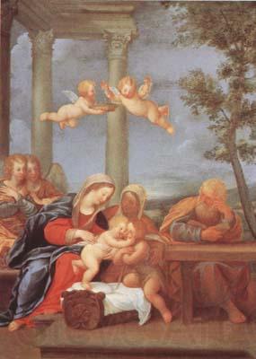 Albani  Francesco Sacra Famiglia (mk08) France oil painting art